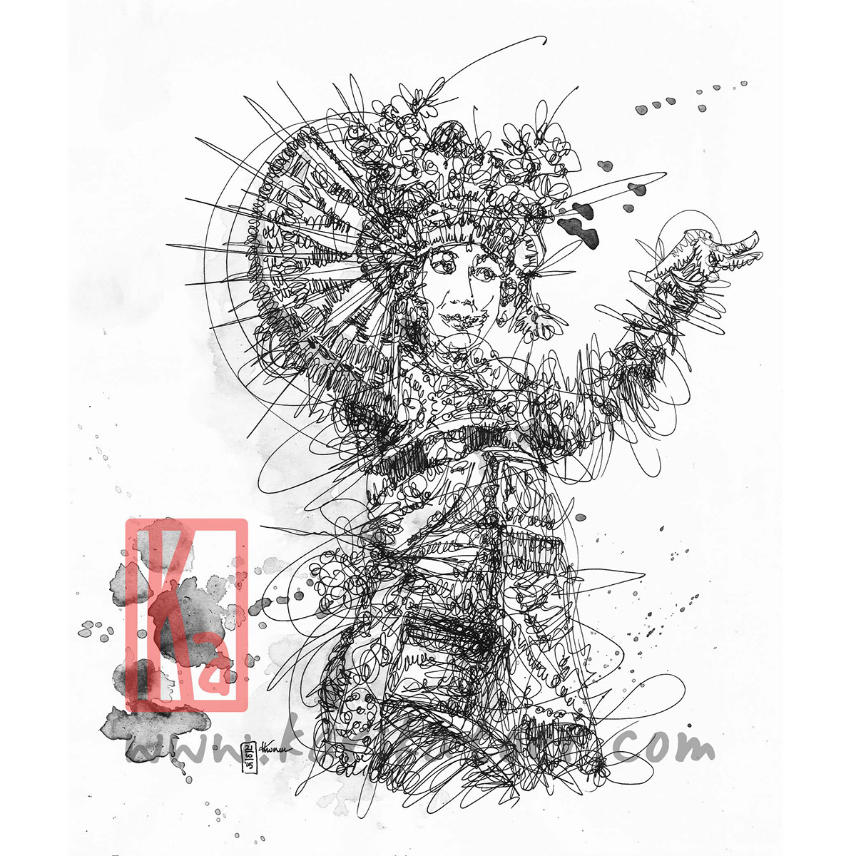 #scribble #scribble_indonesia #scribbleart #sketch #artwork #khoirulanwar #karikatoer