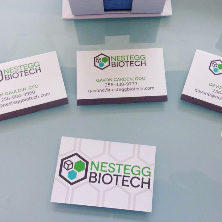 biotech logo carbon geometric