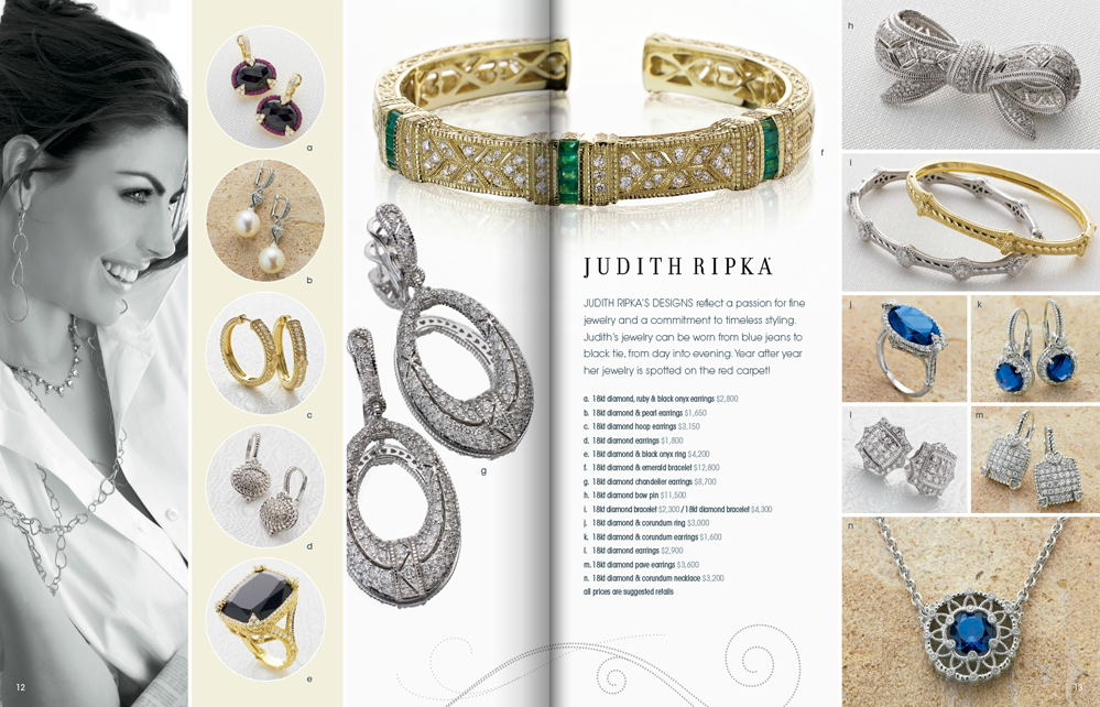 jewelry diamonds catalog sophisticated White grid Holiday simple sparkle