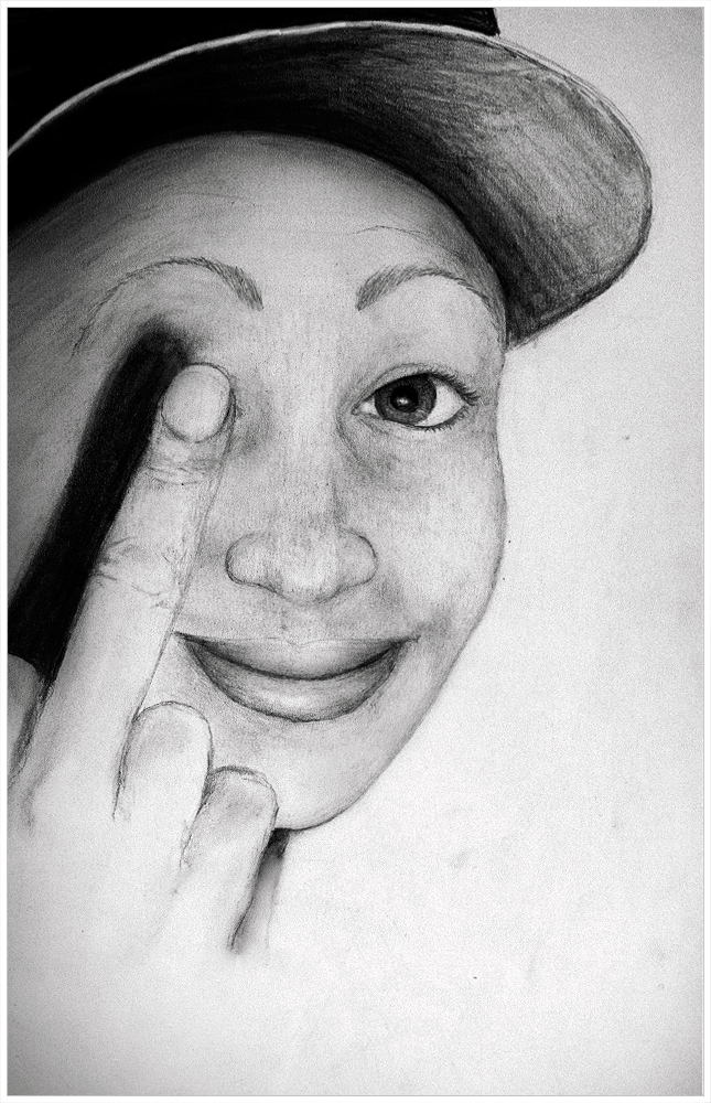portrait graphite pencil