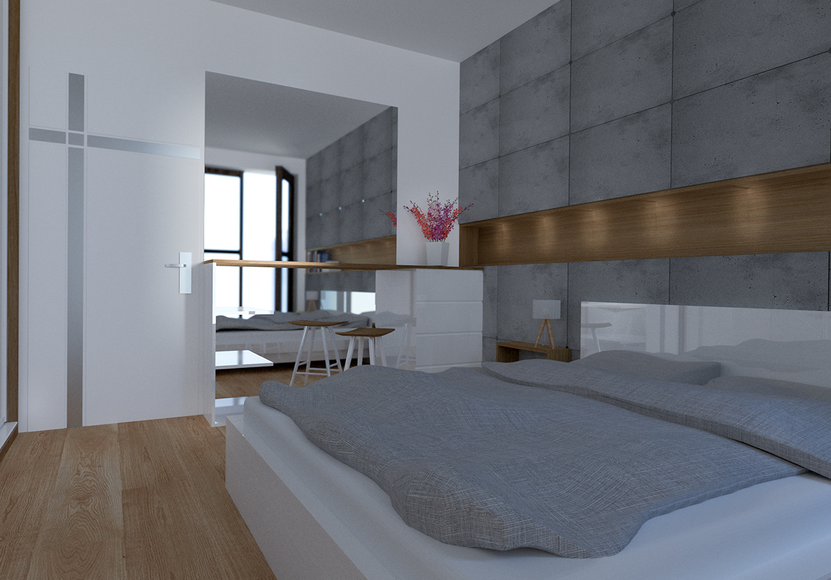 3D Interior bedroom