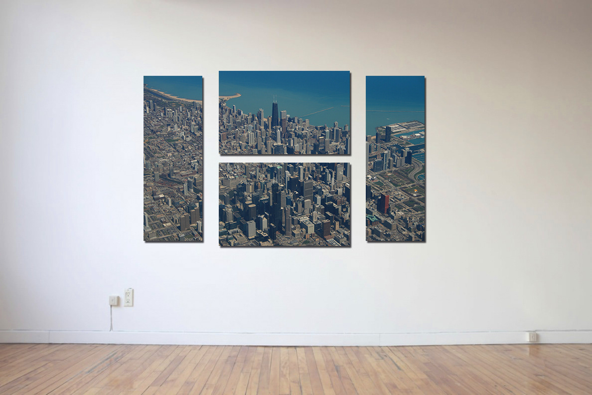 chicago frames city bean Navy Pier skyline sosasayles Sammy Sayles  Office wall art art