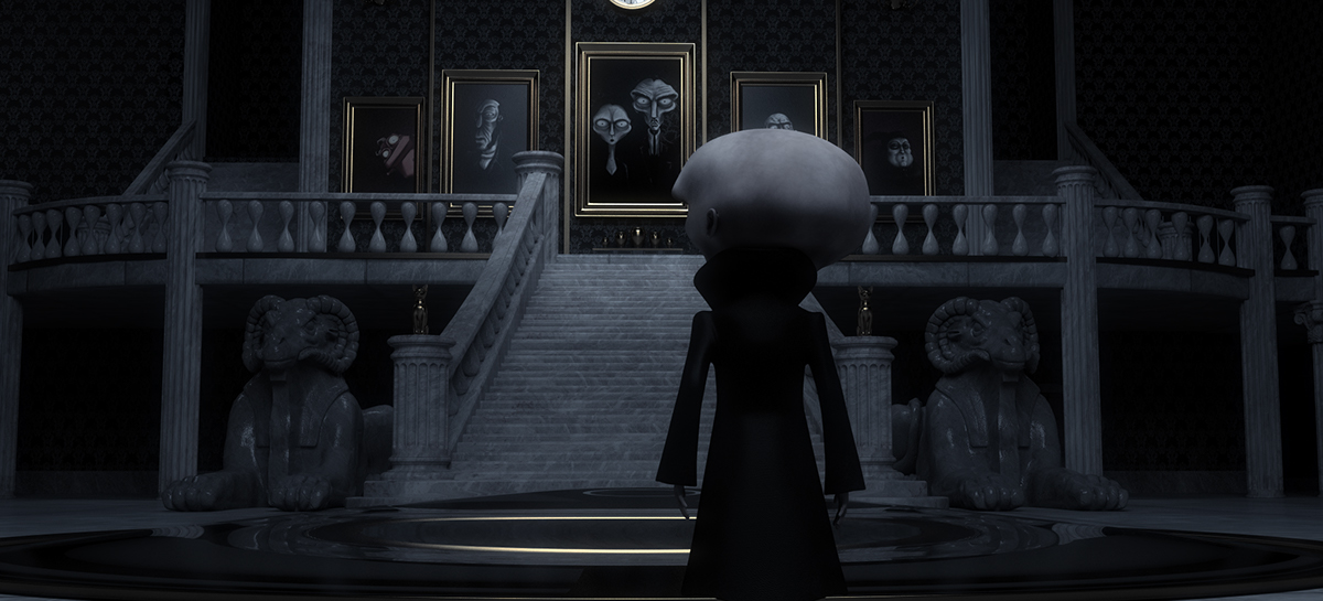 3dsmax Maya 3D Tim Burton burton gothic Castle Manor vray 3d animation motion Picture court-métrage animation  3D CGI