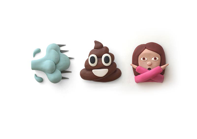 Emoji Plasticine illustrationclay 3D ios icons sticker