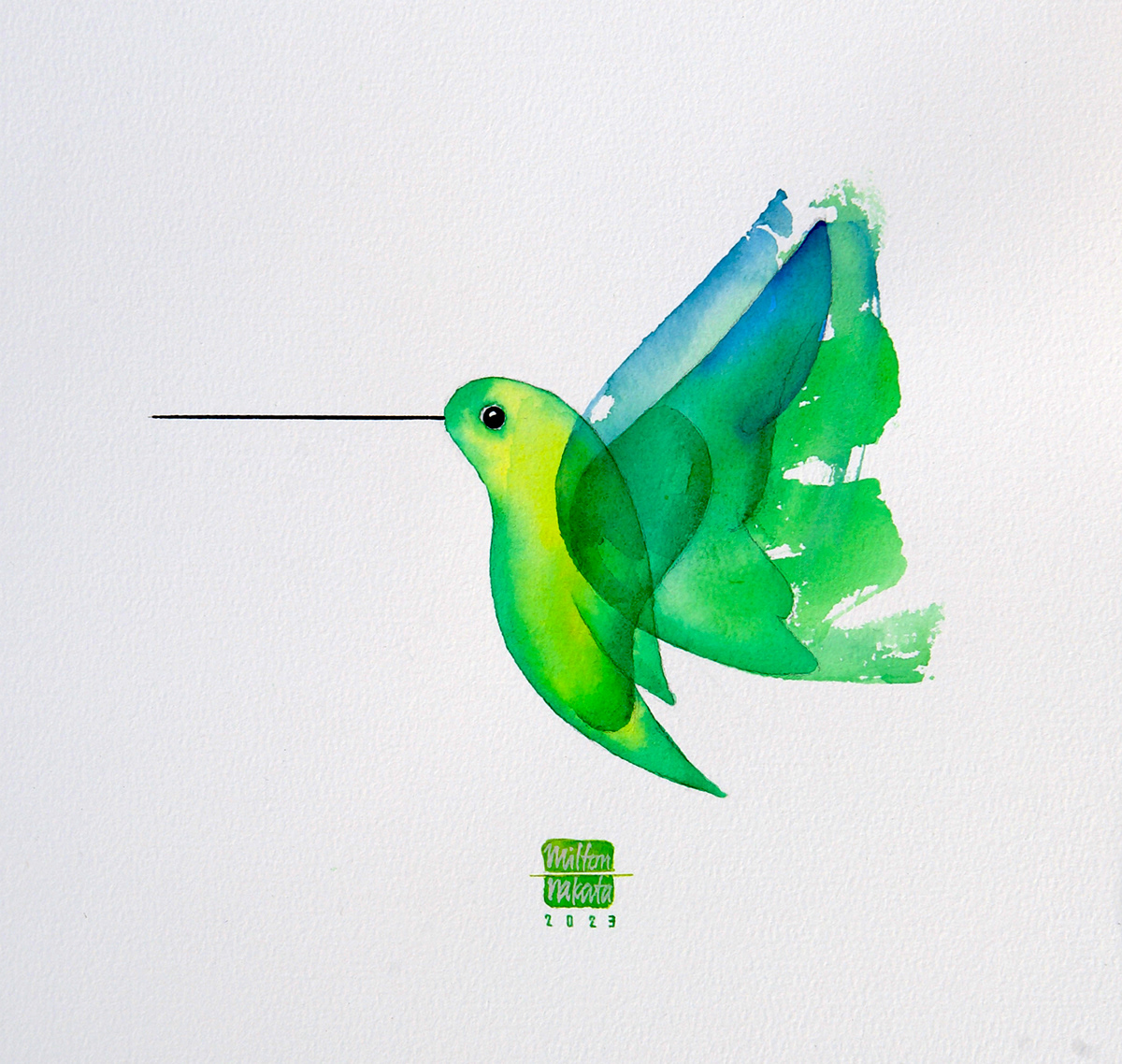 watercolor bird birds