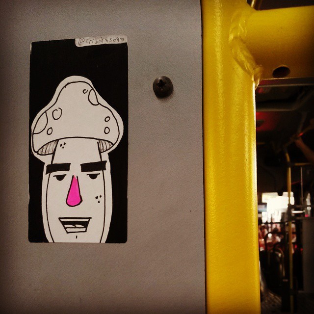 streetart art arte artist Artista sticker stickeart freehand