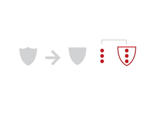 Logo Design redesign Heraldic Device Corporate Identity company profile design strategy