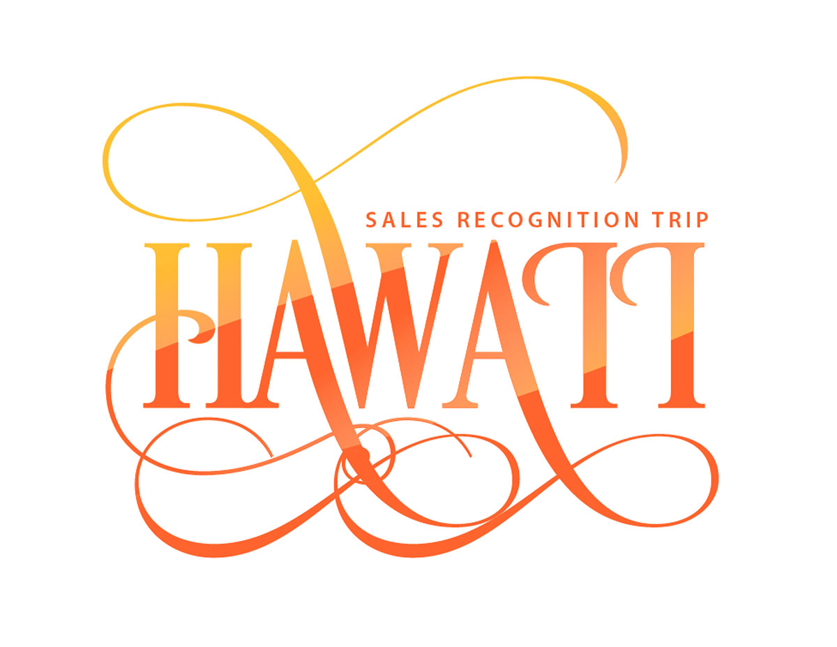 HAWAII logo Logo Design hawaiin maui big island vector logo gradient tropical logo incentive program trip incentive trip logo logo concept
