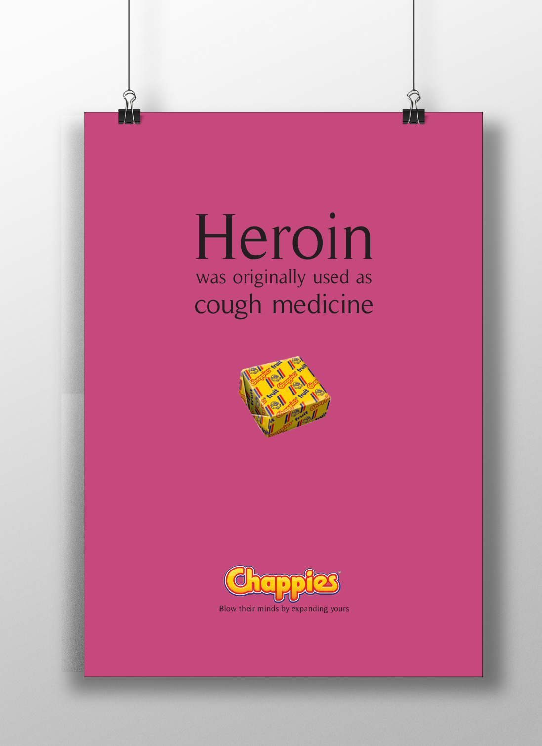 #chappies #bubblegum  #posters #Printad #magazine #ChewingGum #facts #Fact #artdirection