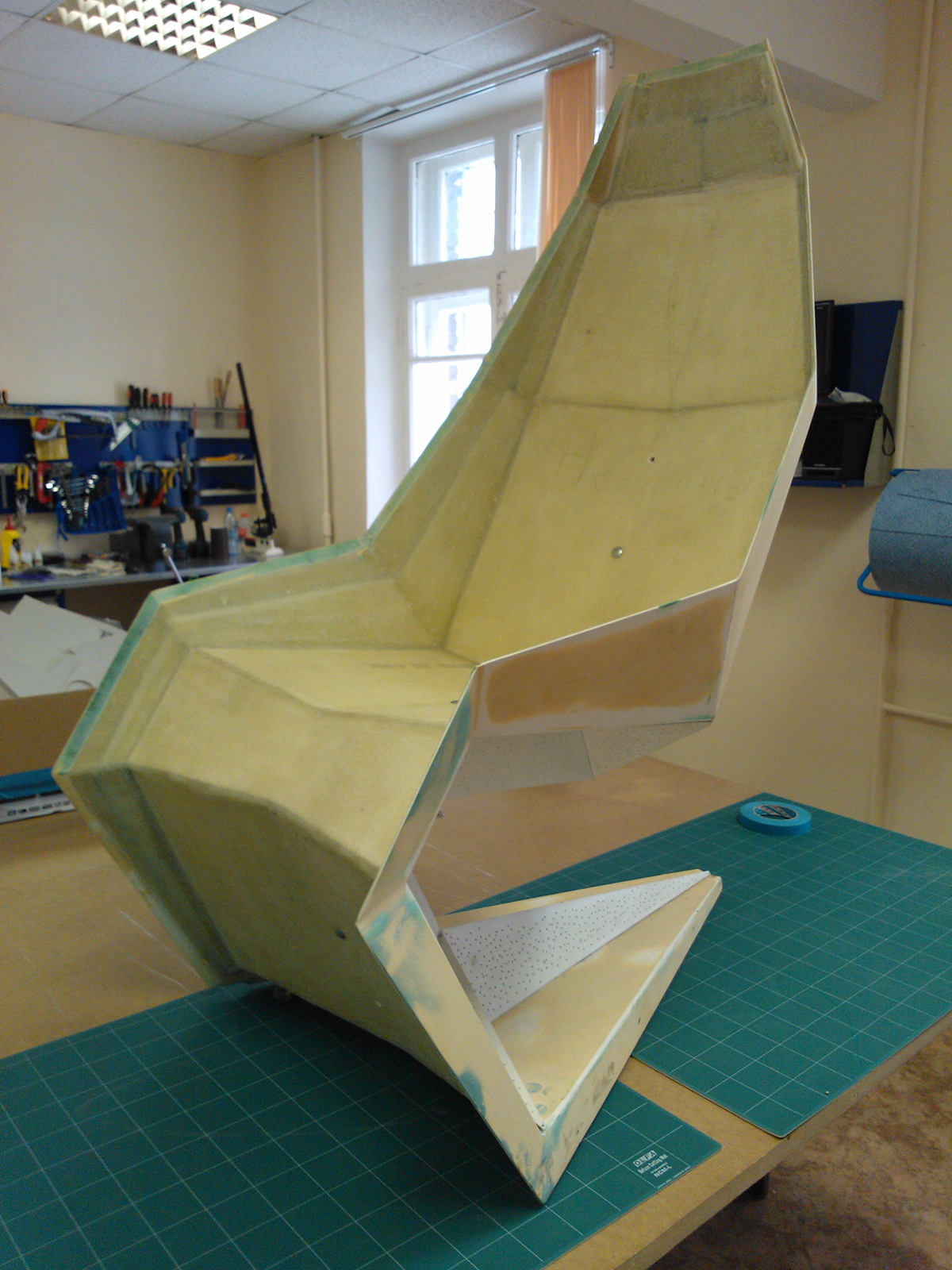 chair Carbon Fiber Fiberglass furniture handmade iceberg