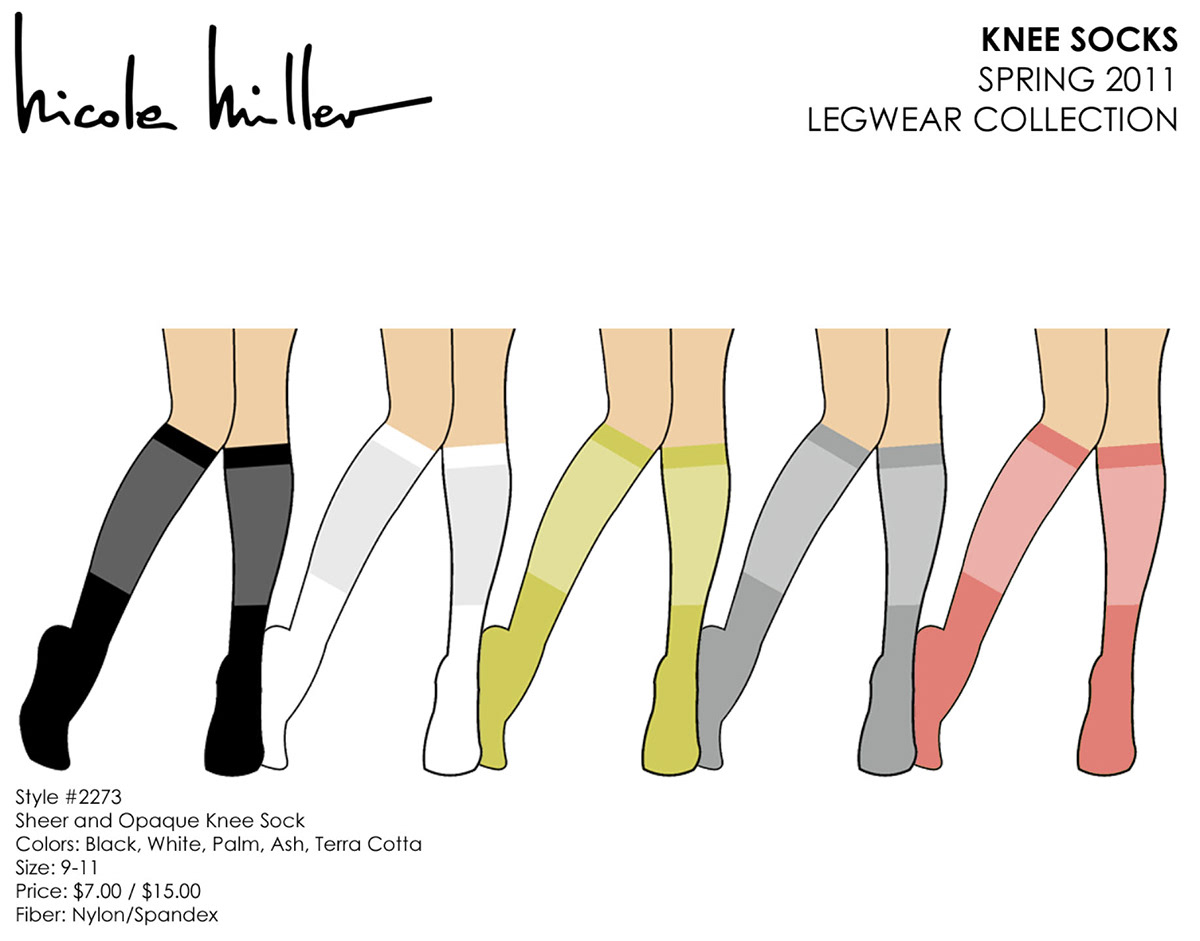 Legwear tights socks Hosiery Nicole Miller