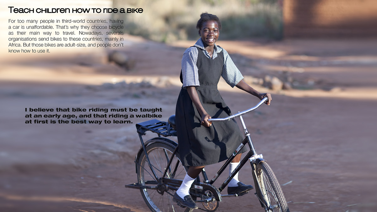 social social design Third World Bike walkbike children