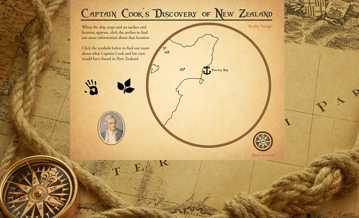 Education Captain James Cook New Zealand discovery