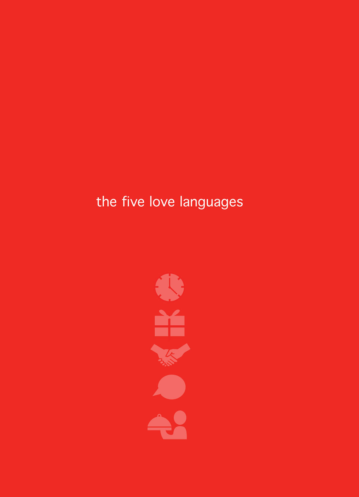 book  cover  design five  love  Languages  gary  chapman