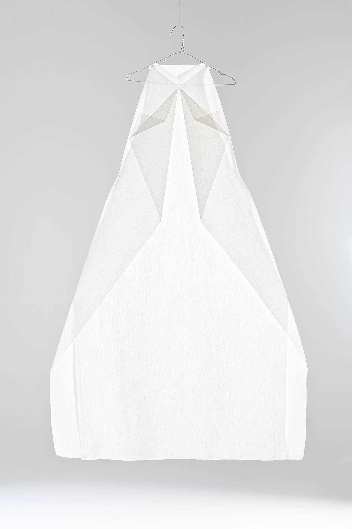 layers White dress angel light origami 