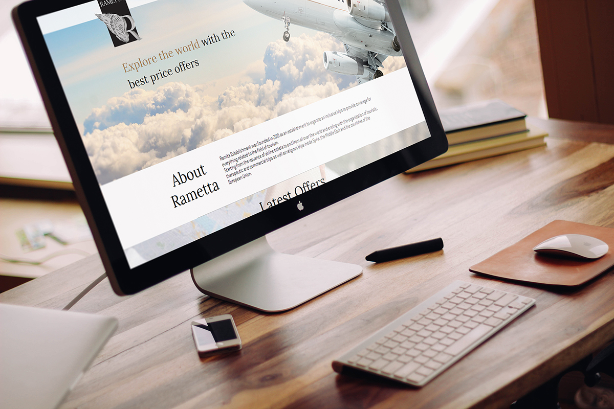 Website design for Rametta tourist & trip organization Company