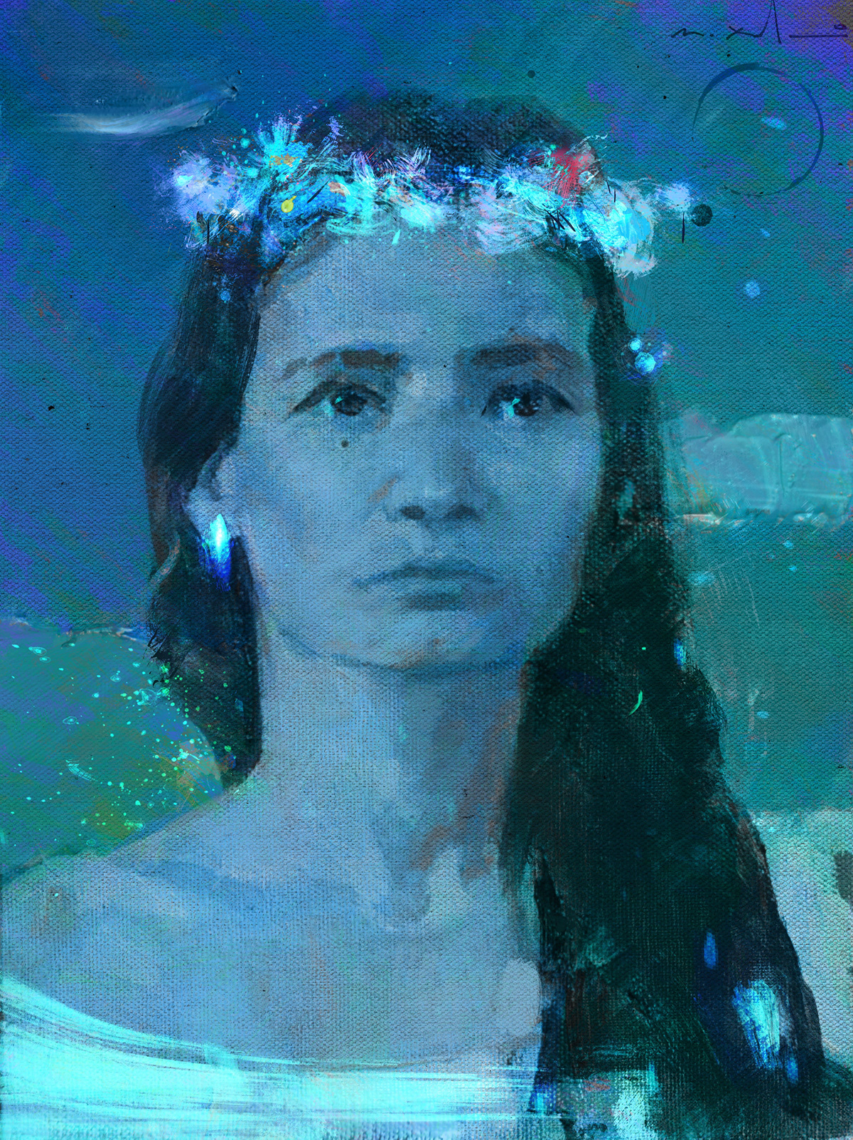 girls Digital Art  ILLUSTRATION  painting   artwork Medea mythology fantasy Magic   witch