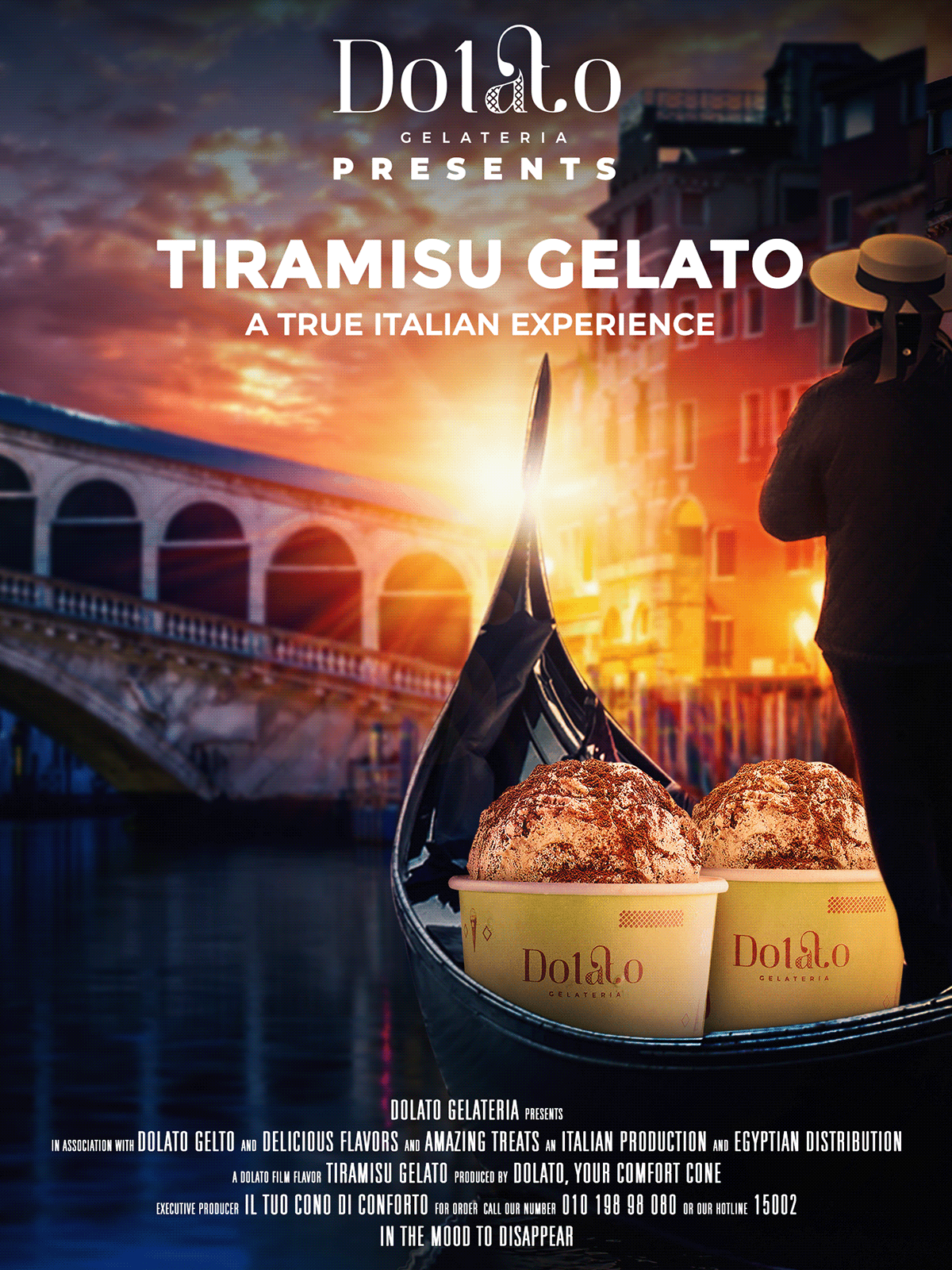 creative ads gelateria Gelato ice cream Movies Photo Manipulation  posters retouching  composting #social media