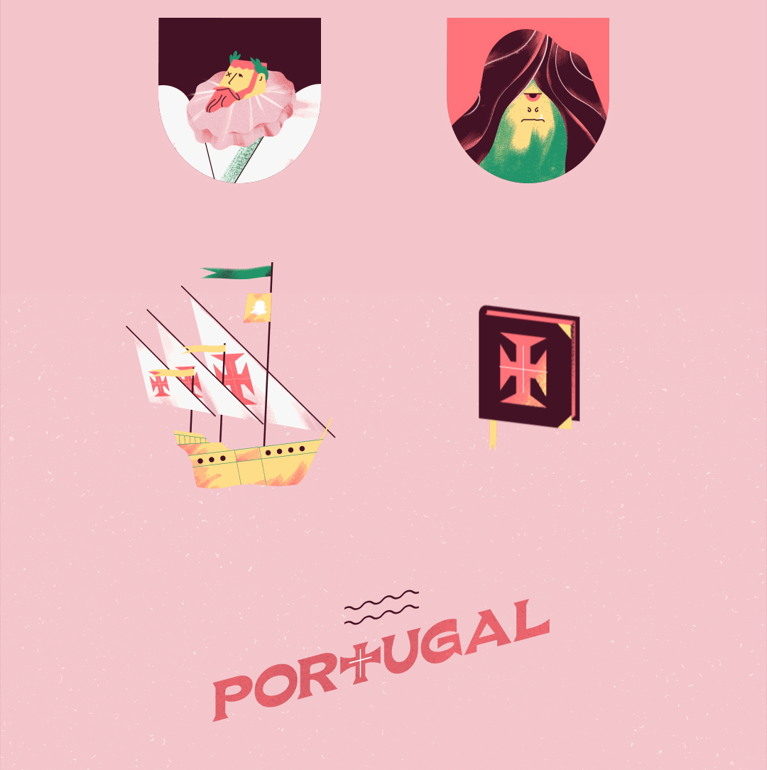snapchat animation  gif portugalday Portugal adamastor camões Lusíadas