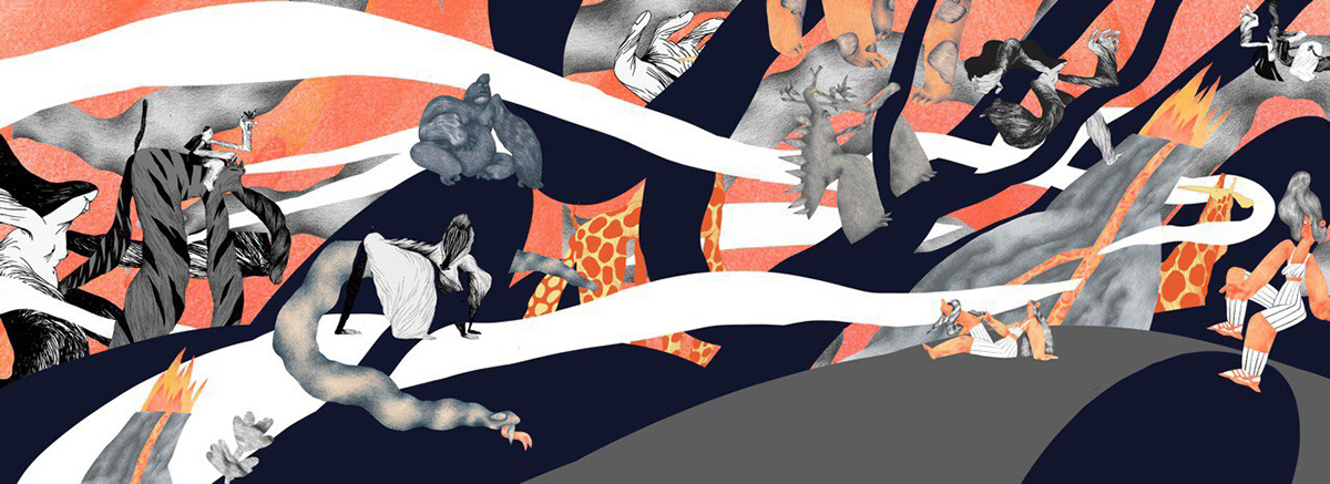 ILLUSTRATION  иллюстрация tanyavino zhelieznova animals girls jungle