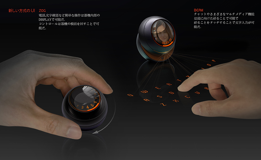 mobilephone phone futuristic Smart Projector Necklace Accessory