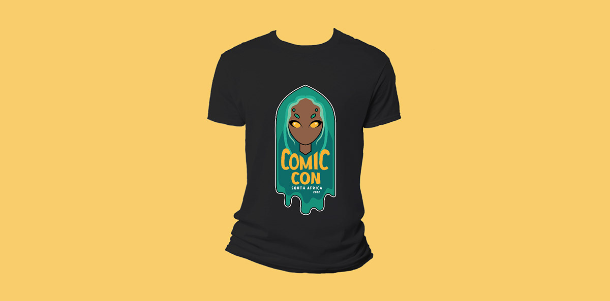 Comic Con cca Logo Design T-Shirt Design Character design  Comic Con South Africa