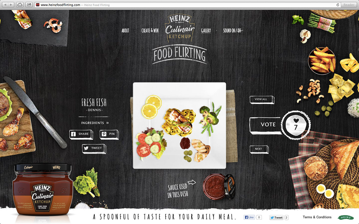 heinz culinair ketchup campaign tv ad digital product launch foodflirting