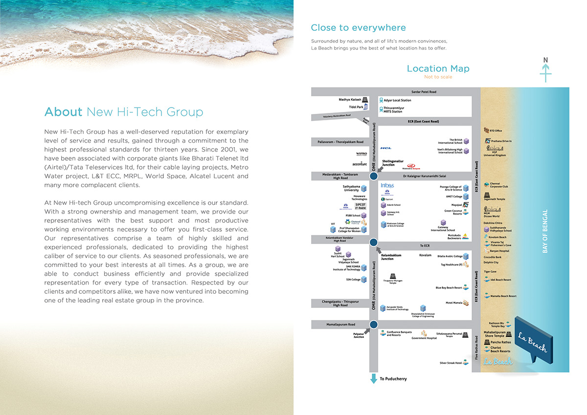 La Beach Resorts brochure mahabalipuram