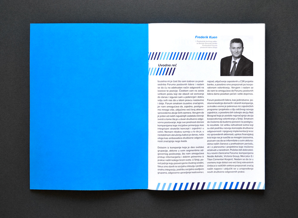 Layout CSR corporate social responsibility brochure B5 Layout Design magazine