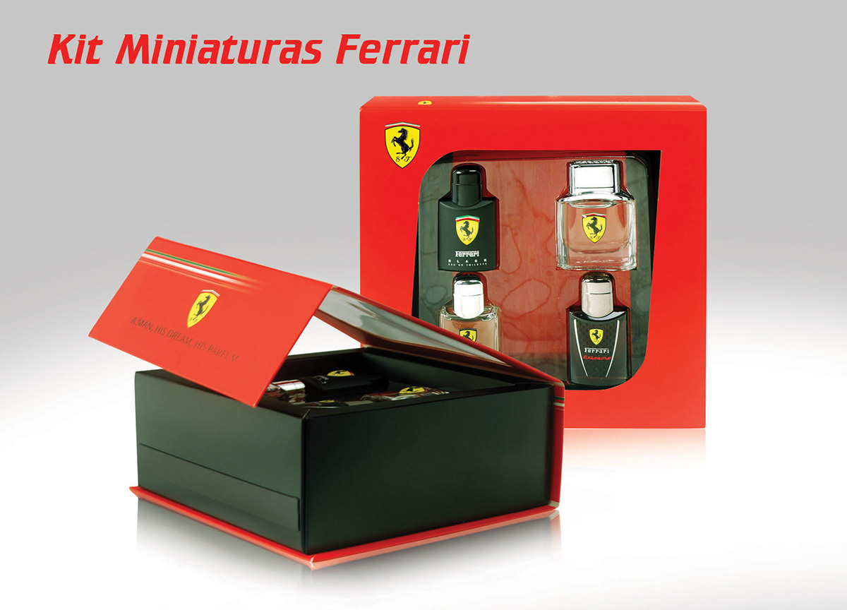 miniatura kit FERRARI perfume parfun