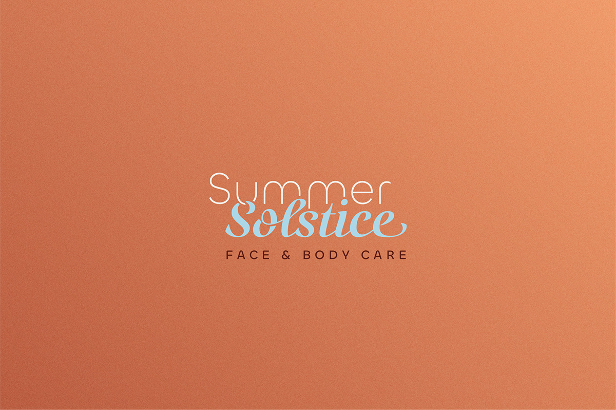 beauty brand identity cosmetics dimension Logo Design Nature Packaging skincare summer tanning