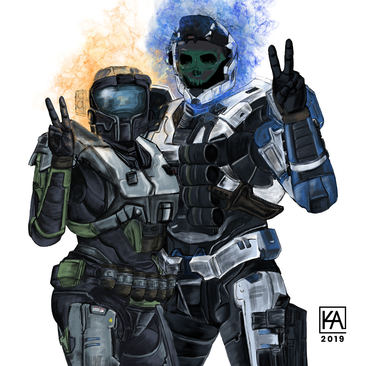 Halo halo reach Armor Video Game Art Halo: Reach peace Victory blue flame fire guns