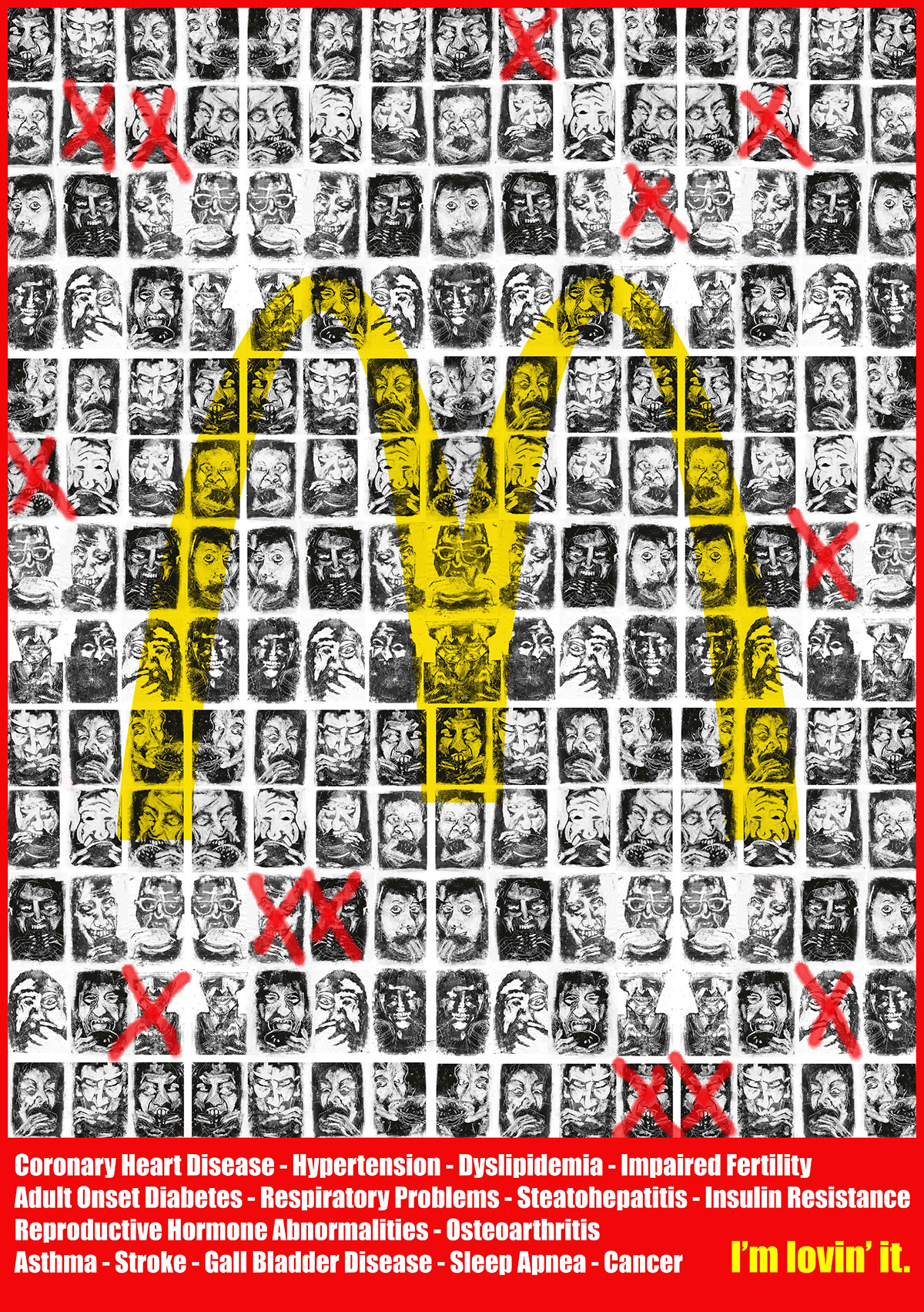 McDonalds protest Anti-Fast Food 