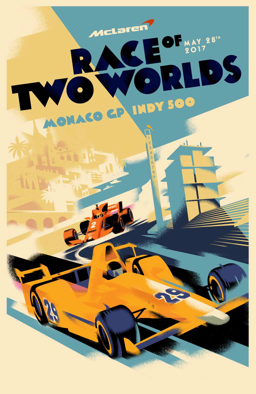 McLaren Poster Illustration on Behance