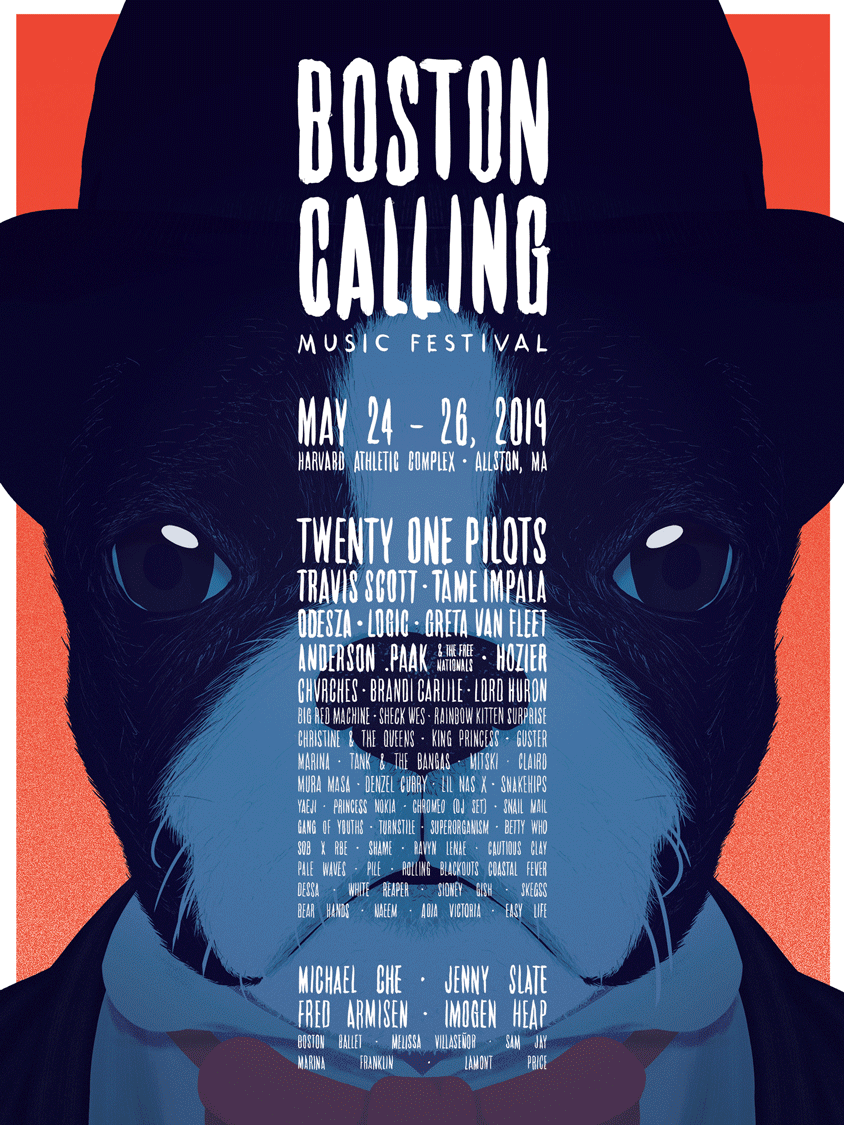 poster design Advertising  music Music Festival boston Massachusetts