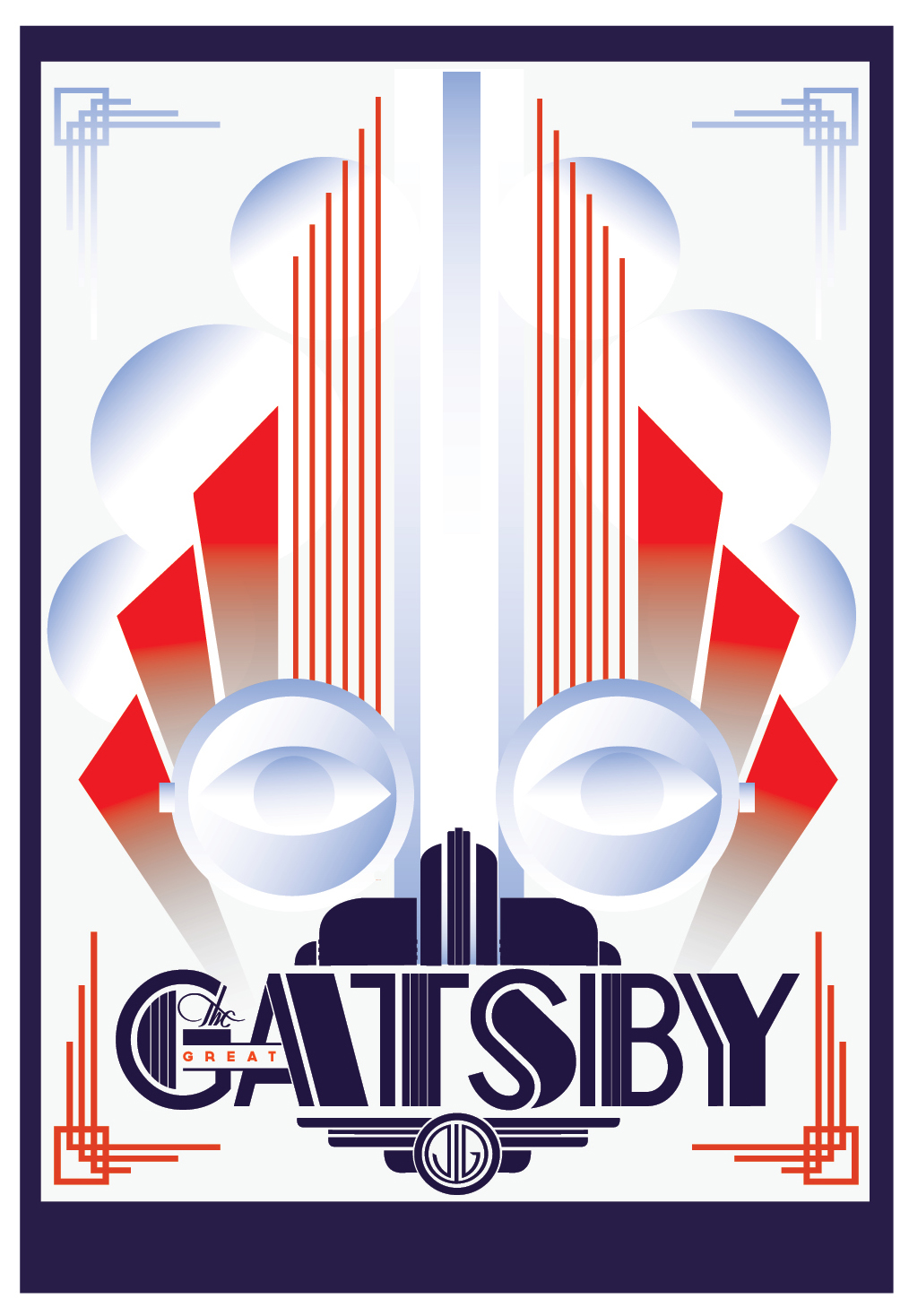 gatsby The Great Gatsby logo like minded studio art deco Baz Luhrmann Catherine Martin Bazmark warnerbros title design