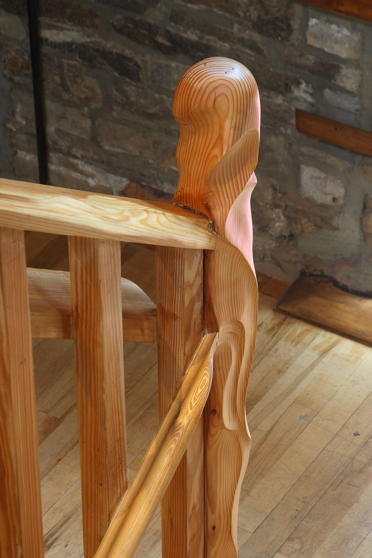 jam leeds carving wood pine art creative Headingley