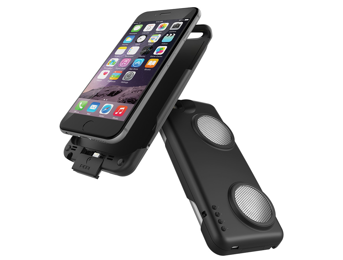 iphone case speaker PERI accessories bluetooth wifi battery charge