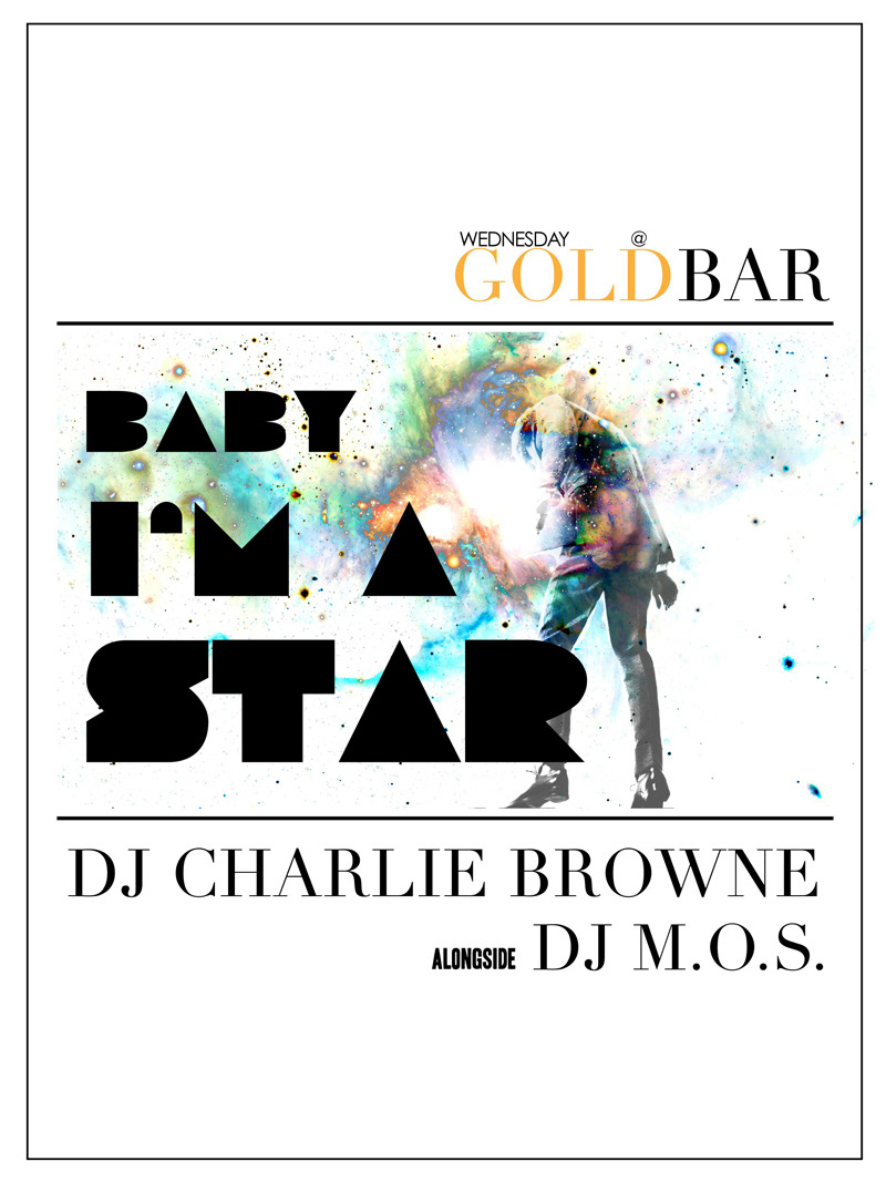 dj charlie browne flyers design business card brand