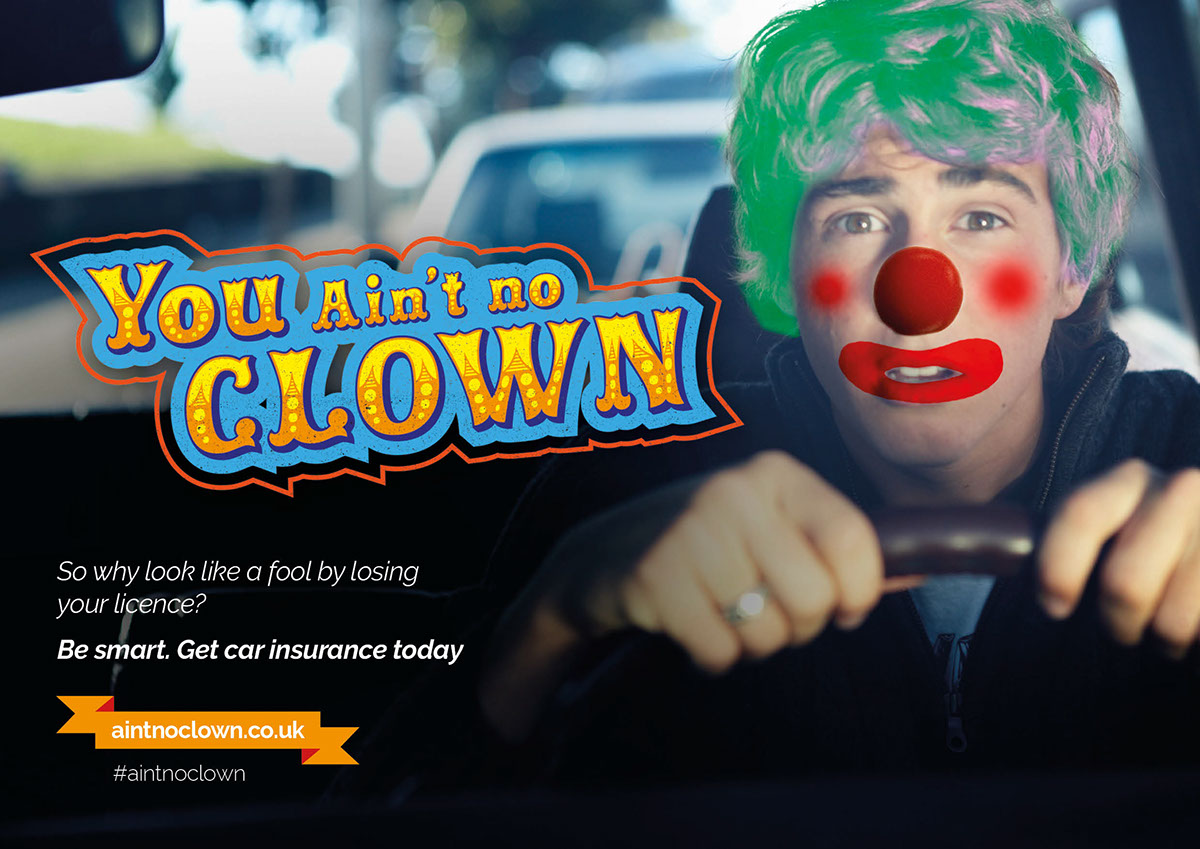 Adobe Portfolio press campaign Social activation Pitchwork clown big man