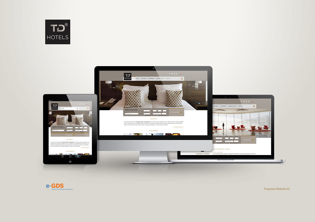 TD Hotels hugo oliveira Web design hotels hotéis