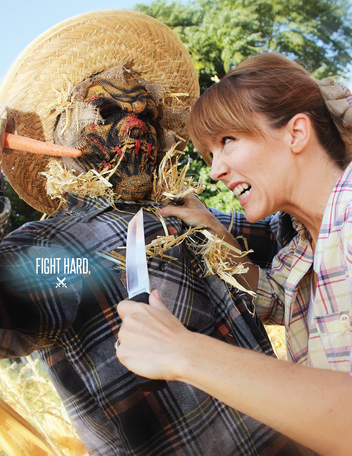 scarecrow knife cold steel fight vegetables Fruit series