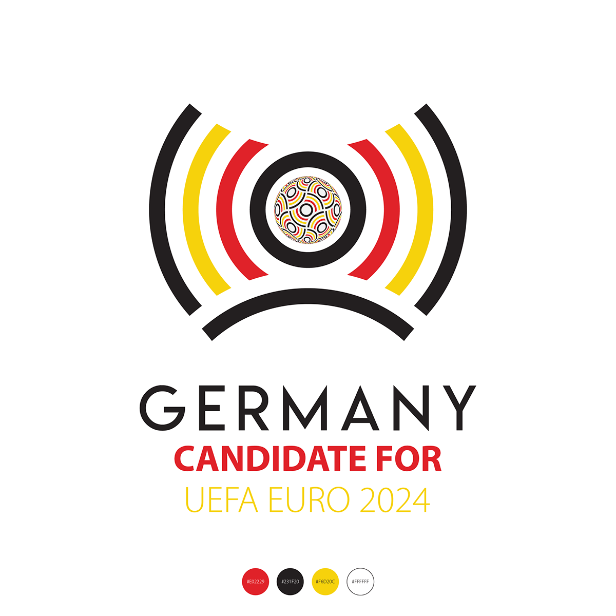 euro germany soccer FIFA logo design football