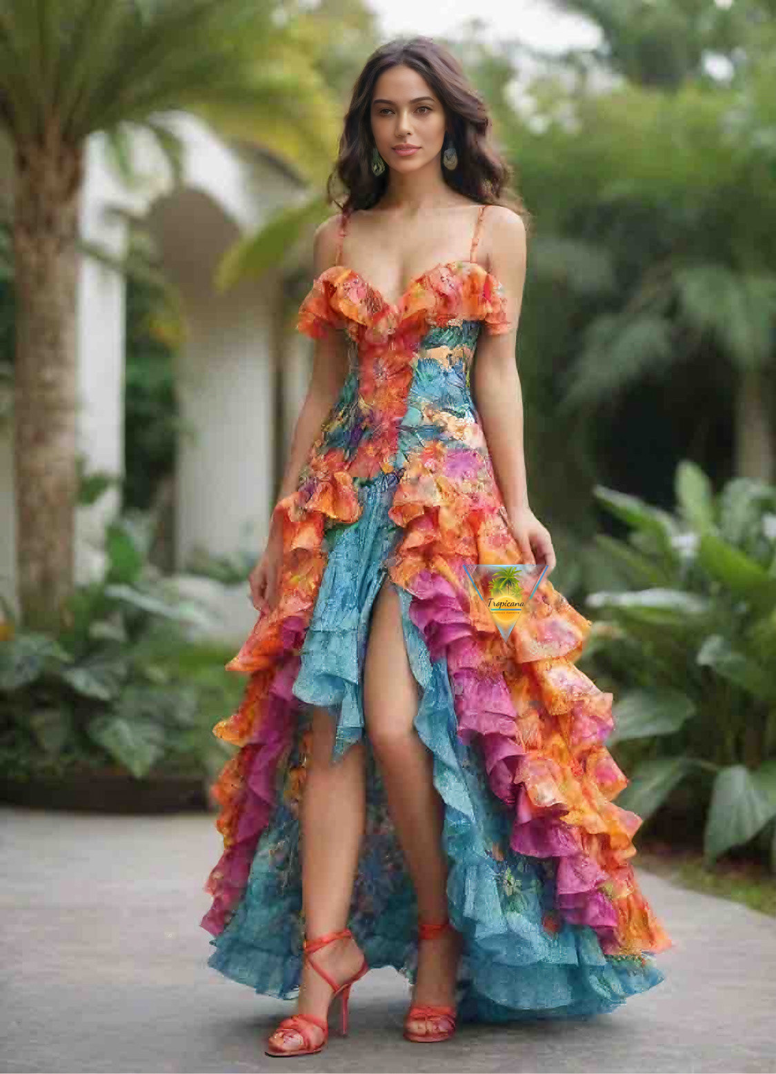 vestidos moda Fashion  vestidos tropicais
