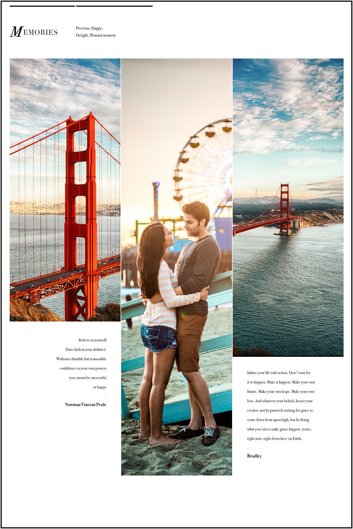 collage magazine template design product app photo