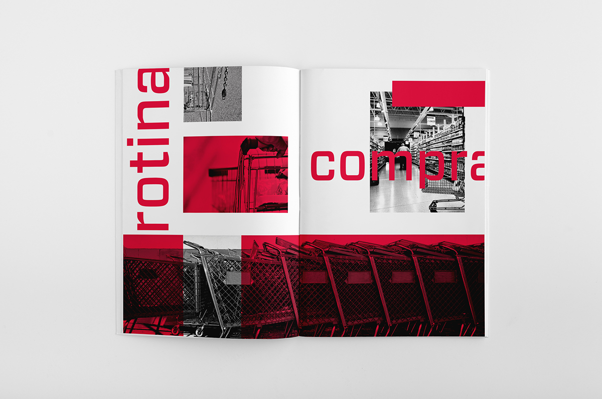 Layout print self publication typographic book design editorial graphic Booklet grid visual clean story publicação