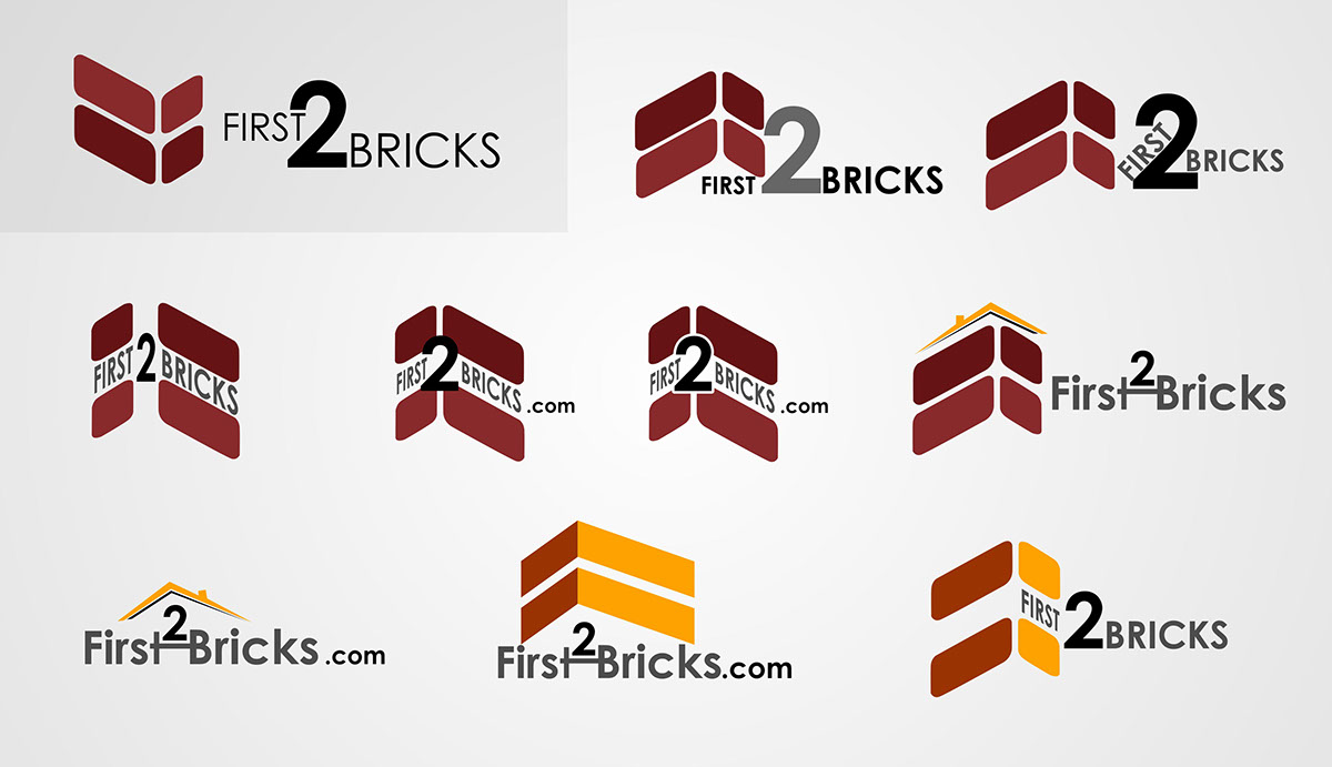 Adobe Photoshop adobe illustrator coreldraw logo logos brick cunstruction Project logo designing design concept creative