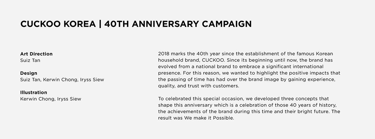 cuckoo campaign anniversary household ambassador identity Event visual design branding  graphic design 