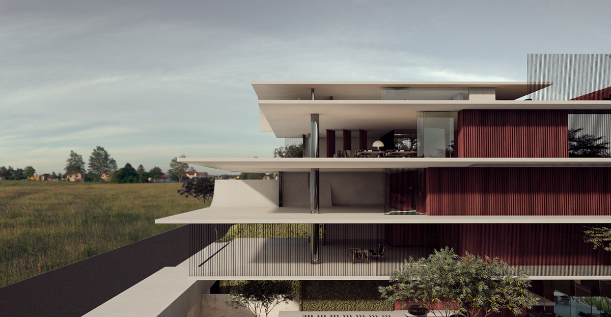 Architectural rendering Villa 3D Rendering maya rendering mental ray