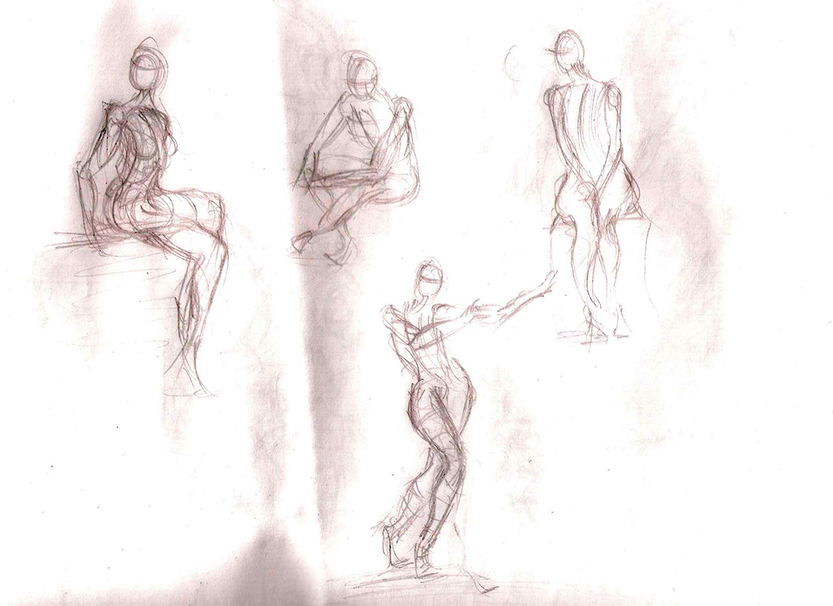 sketch sketches pose anatomy